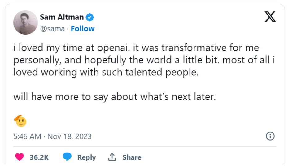 “ChatGPT之母”官宣创业,新团队成员多来自OpenAI